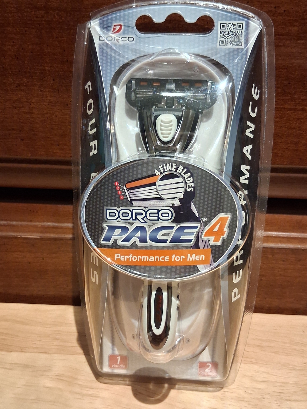 Dorco Pace 4 Original Dollar Shave Club Men's 4-Blade Razor